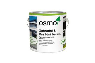 OSMO Zahradní a Fasádní barva Odstín: 7262 Čistá bílá (RAL 9010), Velikost balení: 0,75 l