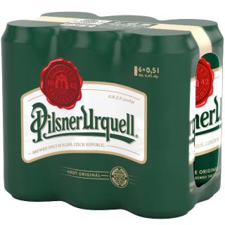 Pilsner Urquell světlý ležák plech 6x0,5l