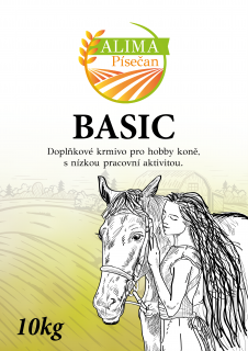 ALIMA BASIC 25kg - Doplňkové granulované krmivo pro koně | U Dvou krkoviček Hmotnost: 10kg