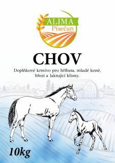 ALIMA CHOV 25kg - Doplňkové granulované krmivo pro koně | U Dvou krkoviček Hmotnost: 10kg