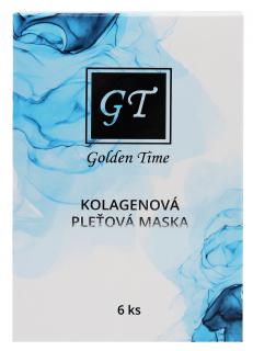 Golden Time pleťová kolagenová maska, 6x26ml