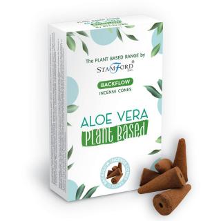 Rostlinné vonné kužely -  Tekoucí dým  Aloe vera