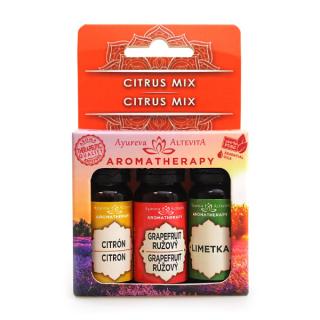 Altevita Set olejů Citrus mix + aroma lampa zdarma