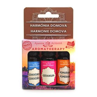 Altevita Set olejů harmonie Domova + aroma lampa zdarma