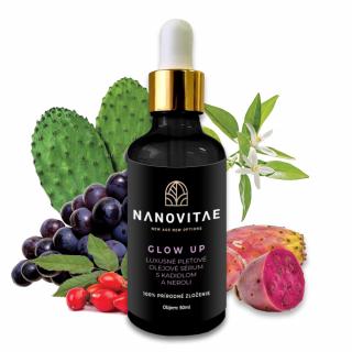 Nanovitae GLOW UP luxusní pleťové olejové sérum s kadidlem a neroli 50ml