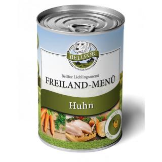 Bellfor Freiland Menu konzerva pro psy s kuřecím masem 400g