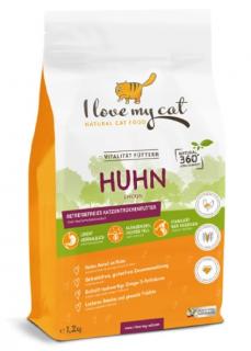 I love my Cat Huhn kuřecí granule pro kočky s citlivým zažíváním 1,2kg