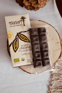BIO čokoláda hořká 65% plněná kakaovou dužinou - řemeslná - EKVÁDOR