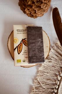 BIO čokoláda hořká 70% s kakaovými boby - řemeslná - EKVÁDOR