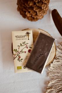 BIO pravá čokoláda 70% s amazonskou třešní - řemeslná od farmáře
