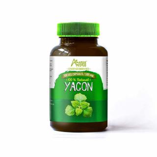 Yacon listy EXTRAKT 100ks x 500mg ve vegan kapslích PERU