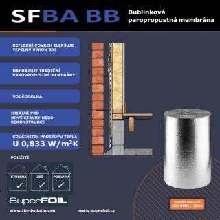 SuperFOIL SFBABB - 148 Kč/m² bez DPH - 179,08 Kč/m²