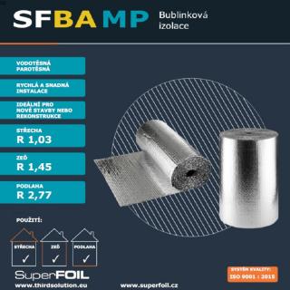 SuperFOIL SFBAMP 0,75m - 132 Kč/m² bez DPH - 159,72 Kč/m²