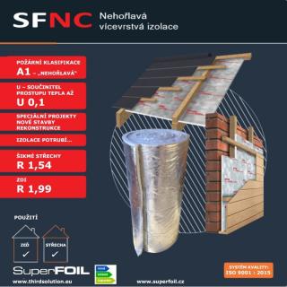 SuperFOIL SFNC - 1 740 Kč/m² bez DPH - 2 105,40 Kč/m²