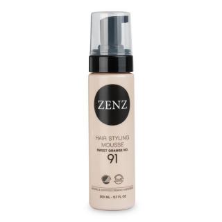 Lehká vyživující pěna ZENZ Hair Styling Mousse Orange No.91 Extra Volume 200 ml