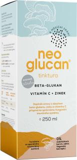 Neoglucan tinktura s obsahem tekutého Beta-Glukanu, vitamínem C a Zinkem Objem: 1 x 250ml