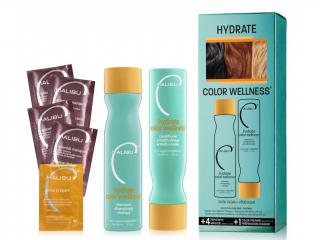 Sada hydratační péče na vlasy pro podporu barvy MALIBU C Hydrate Color Welness® Collection 2 x 266 ml