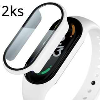 2ks Ochranný kryt pro Xiaomi Mi Band 3/4/5/6 - Bílý