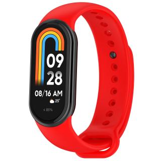 Jednobarevný náhradní náramek pro Mi Band 8 Červená