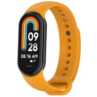 Jednobarevný náhradní náramek pro Mi Band 8 Tmavě žlutá