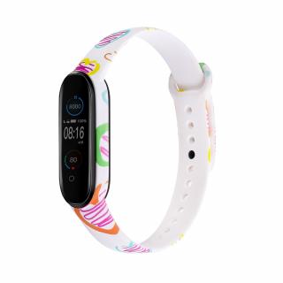 Mi Band 5/6 náhradní náramek - Barevná srdce