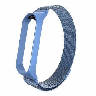 Milánský tah II pro Mi Band 3/4/5/6 - Magnetický (výprodej) Modrá