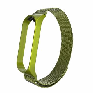 Milánský tah II pro Mi Band 3/4/5/6 - Magnetický (výprodej) Zelená