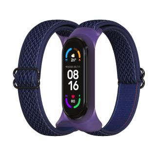 Nylon - Mi Band 5/6 náhradní náramek s přezkou Fialová