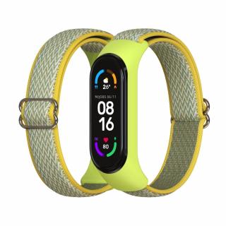 Nylon - Mi Band 5/6 náhradní náramek s přezkou Jablečně zelená