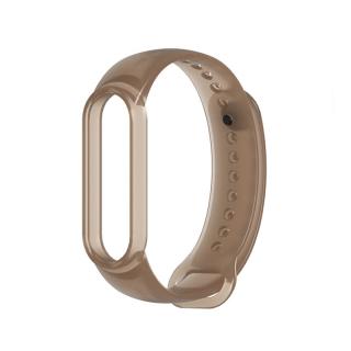 Průhledný Mi Band 5/6 náhradní náramek Hnědá