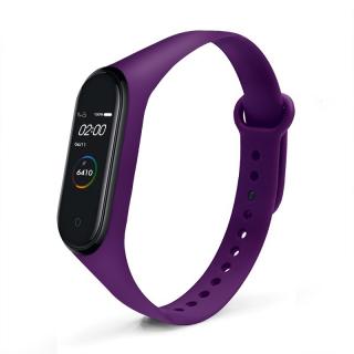 Xiaomi Jednobarevný náhradní náramek pro Mi Band 3/4 Fialová