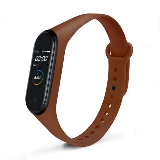 Xiaomi Jednobarevný náhradní náramek pro Mi Band 3/4 Hnědá