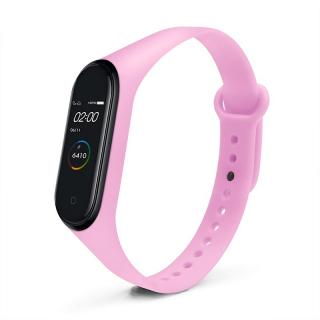 Xiaomi Jednobarevný náhradní náramek pro Mi Band 3/4 Lehce růžová