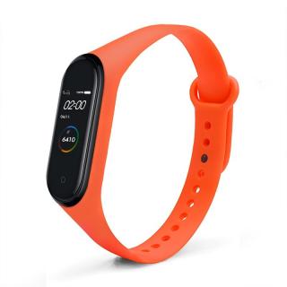 Xiaomi Jednobarevný náhradní náramek pro Mi Band 3/4 Oranžová