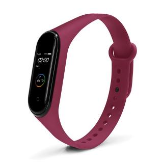 Xiaomi Jednobarevný náhradní náramek pro Mi Band 3/4 Vínová