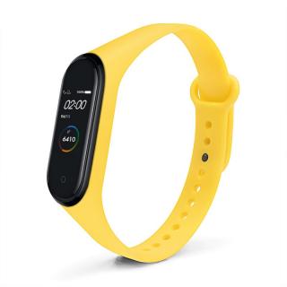 Xiaomi Jednobarevný náhradní náramek pro Mi Band 3/4 Žlutá