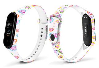 Xiaomi Mi Band 3/4 náhradní náramek Barevná srdce