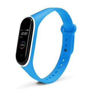 Xiaomi Mi Band 3/4 náhradní náramek Dvoubarevný Modro-bílý