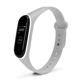 Xiaomi Mi Band 3/4 náhradní náramek Dvoubarevný Šedo-bílý