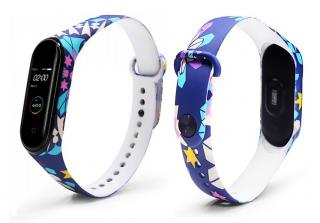 Xiaomi Mi Band 3/4 náhradní náramek Hvězdné listy