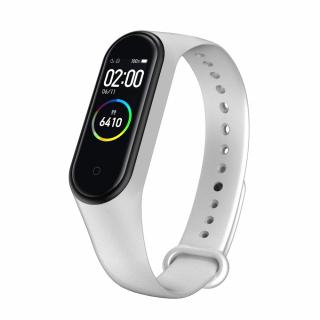 Xiaomi Mi Band 3/4 náhradní náramek - Metalicky lesklý Stříbrná