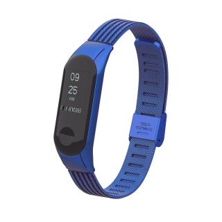 Xiaomi Mi Band 3/4 náhradní náramek - MT celokovový Modrá