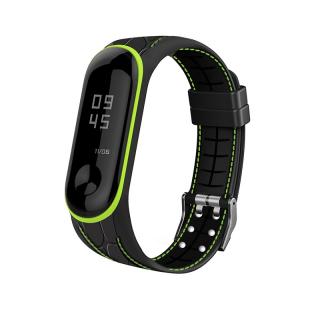 Xiaomi Mi Band 3/4 náhradní náramek Texturovaný Armory, Zelená