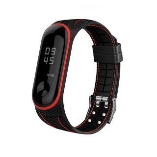 Xiaomi Mi Band 3/4 náhradní náramek Texturovaný Struktura, Červená