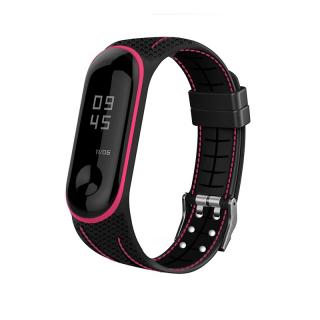 Xiaomi Mi Band 3/4 náhradní náramek Texturovaný Struktura, Růžová