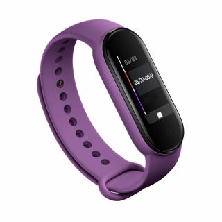 Xiaomi Mi Band 5/6 náhradní náramek - Jednobarevný Fialová