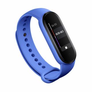 Xiaomi Mi Band 5/6 náhradní náramek - Jednobarevný Modrá bouře