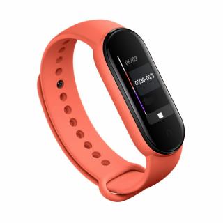 Xiaomi Mi Band 5/6 náhradní náramek - Jednobarevný Oranžová