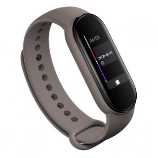 Xiaomi Mi Band 5/6 náhradní náramek - Jednobarevný Tmavě béžová