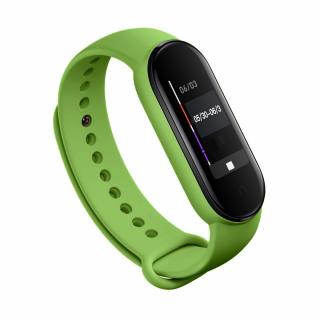 Xiaomi Mi Band 5/6 náhradní náramek - Jednobarevný Zelený čaj